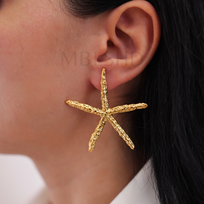 Statement Starfish Earrings