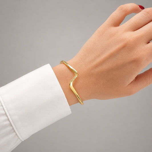 S-Curve Cuff Bangle