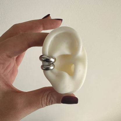 Bubbly Earcuffs -Silver-