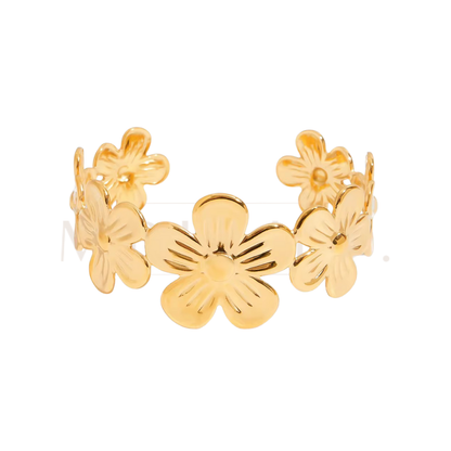 Flower Open Bangle