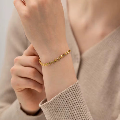 Heart Chain Bracelet