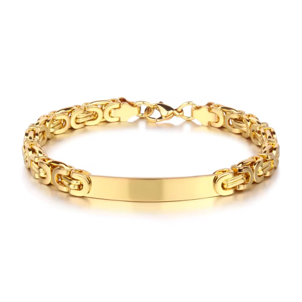 Classic Link Gold Bracelet - Men