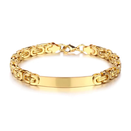 Classic Link Gold Bracelet - Men