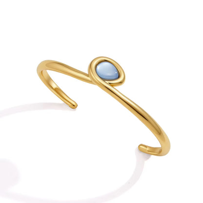 Blue Droplet Bangle