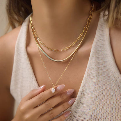 Crystal Drop Necklace