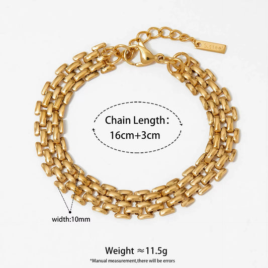 Golden Weave Bracelet