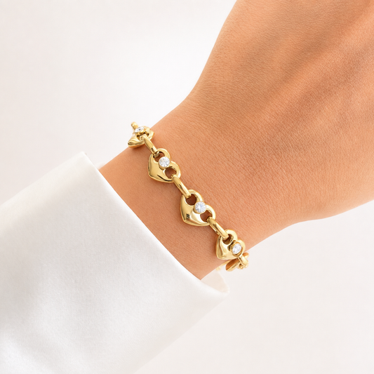 Monaco Heart Bracelet