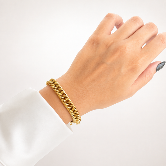 Chunky Cuban Chain Bracelet