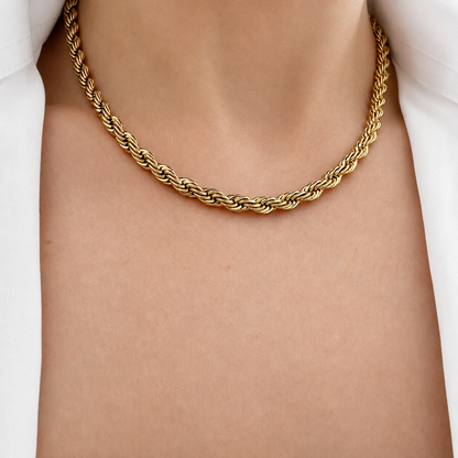 Twisted Rope Necklace 5mm