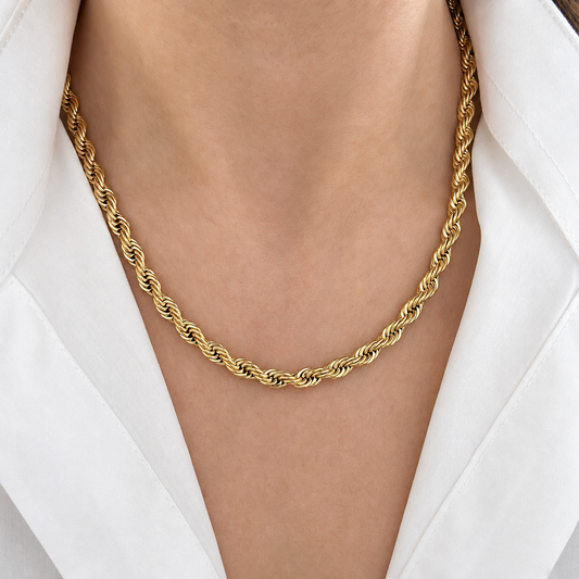Twisted Rope Necklace 5mm