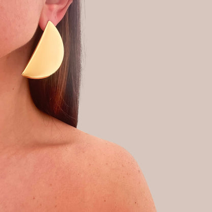 Statement Crescent Earrings