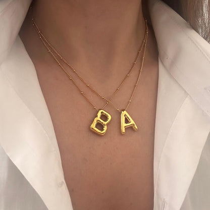 Balloon Letter Necklace