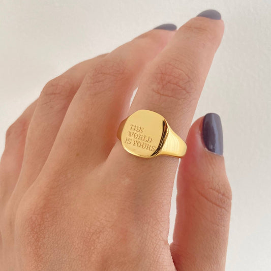 The World Is Yours Ring
