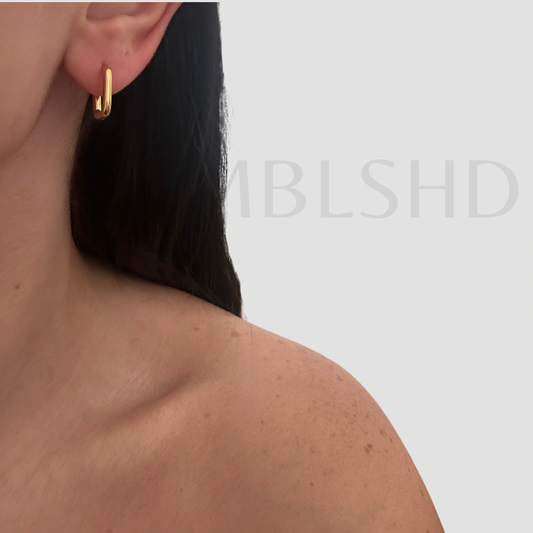 Icon Square Hoop Earrings