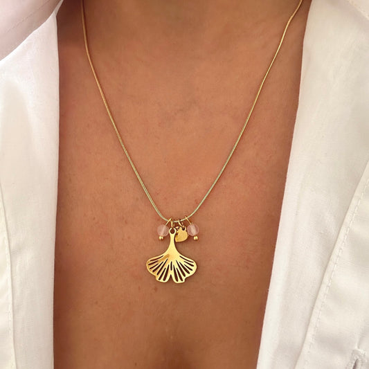 Maidenhair Leaf Necklace
