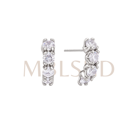 Three Wishes Earrings Silver