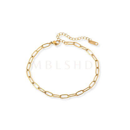 Paperclip Bracelet Gold
