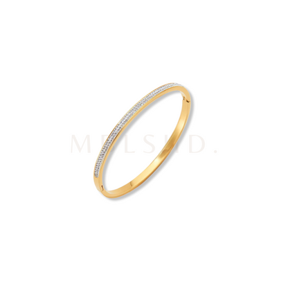 Round Zircons Bangle