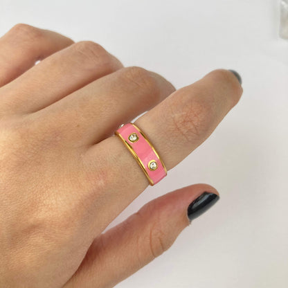 Waterproof Enamel Ring