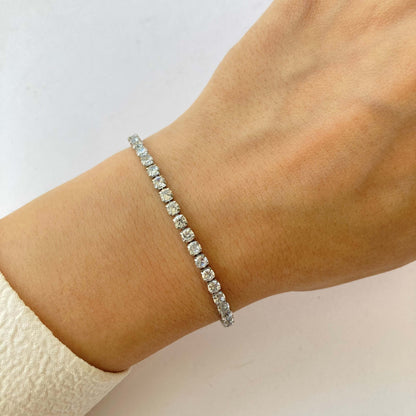 Silver Tennis Bracelet