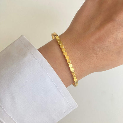 Hexagon Bangle