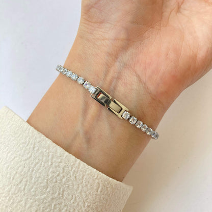 Silver Tennis Bracelet
