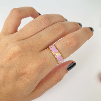 Waterproof Enamel Ring