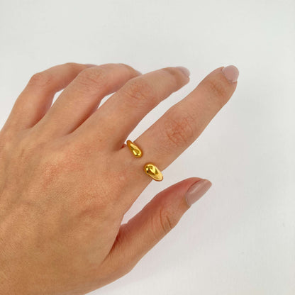 Water Drop ring -Gold-
